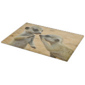 Kutest Baby Animals | Twee jonge Meerkats Snijplank (Hoek)