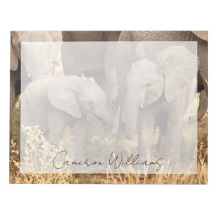 Kutest Baby Animals Twee jonge olifanten Notitieblok
