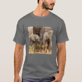 Kutest Baby Animals | Twee jonge olifanten T-shirt (Voorkant)