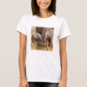 Kutest Baby Animals   Twee jonge olifanten T-shirt