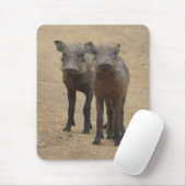 Kutest Baby Animals | Twee jonge Warthogs Muismat (Met muis)