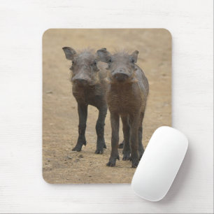 Kutest Baby Animals   Twee jonge Warthogs Muismat