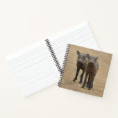 Kutest Baby Animals | Twee jonge Warthogs Notitieboek (Binnen)