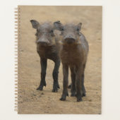Kutest Baby Animals | Twee jonge Warthogs Planner (Voorkant)