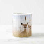 Kutest Baby Animals | Twee jonge Witte Gedetaillee Koffiemok (Center)