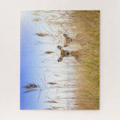 Kutest Baby Animals | Twee jonge Witte Gedetaillee Legpuzzel (Verticaal)