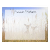 Kutest Baby Animals | Twee jonge Witte Gedetaillee Notitieblok (Voorkant)