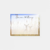 Kutest Baby Animals | Twee jonge Witte Gedetaillee Post-it® Notes (Voorkant)