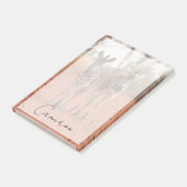 Kutest Baby Animals | Twee jonge Zebras Post-it® Notes (Schuin)