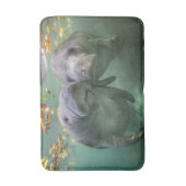 Kutest Baby Animals | Twee lamantijnen Badmat (Voorkant Verticaal)