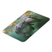 Kutest Baby Animals | Twee lamantijnen Magneet (Linkerzijde)