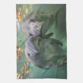 Kutest Baby Animals | Twee lamantijnen Theedoek (Verticaal)