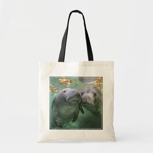 Kutest Baby Animals | Twee lamantijnen Tote Bag (Voorkant)