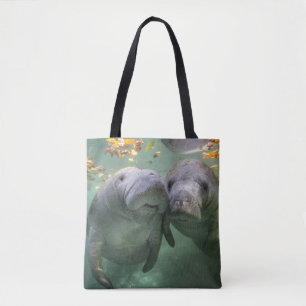Kutest Baby Animals Twee lamantijnen Tote Bag
