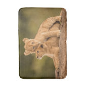 Kutest Baby Animals | Twee lionkubussen Badmat (Voorkant Verticaal)