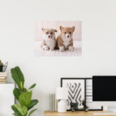Kutest Baby Animals | Twee vergaderingen van de Ba Poster (Thuiskantoor)