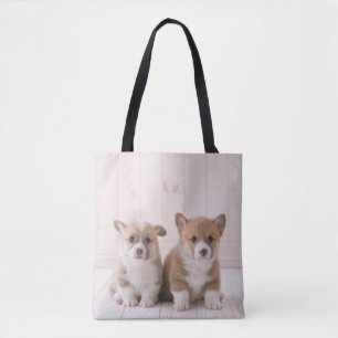 Kutest Baby Animals Twee vergaderingen van de Ba Tote Bag