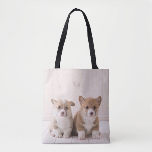 Kutest Baby Animals | Twee vergaderingen van de Ba Tote Bag (Voorkant)