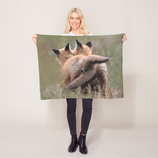 Kutest Baby Animals | Vergrendelingstaarten voor r Fleece Deken (In situ)