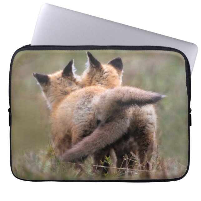Kutest Baby Animals | Vergrendelingstaarten voor r Laptop Sleeve (Voorkant)