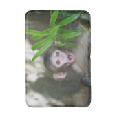 Kutest Baby Animals | Verrassde sneeuwaap Badmat (Voorkant Verticaal)