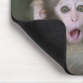 Kutest Baby Animals | Verrassde sneeuwaap Muismat (Hoek)