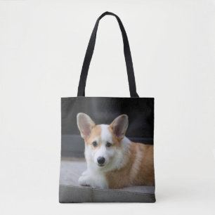 Kutest Baby Animals Versoepeling Corgi Puppy Tote Bag