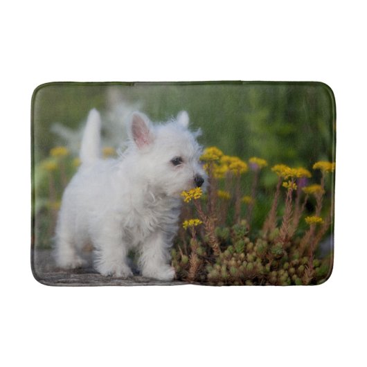 Kutest Baby Animals | West Highland White Terrier Badmat (Voorkant)
