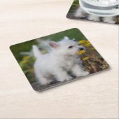 Kutest Baby Animals | West Highland White Terrier Kartonnen Onderzetters (Schuin)
