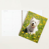 Kutest Baby Animals | Westie Dog in Dandelions Planner (Display)
