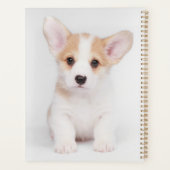 Kutest Baby Animals | White Corgi Puppy Planner (Achterkant)