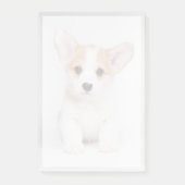 Kutest Baby Animals | White Corgi Puppy Post-it® Notes (Voorkant)