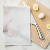 Kutest Baby Animals | White Corgi Puppy Theedoek (Quarter Fold)