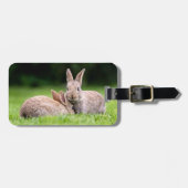 Kutest Baby Animals | Wild Bunny Rabbits Bagagelabel (Voorkant horizontaal)