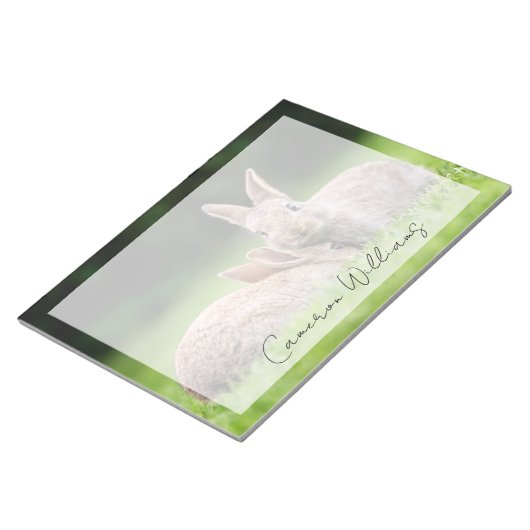 Kutest Baby Animals | Wild Bunny Rabbits Notitieblok (Schuin)