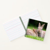 Kutest Baby Animals | Wild Bunny Rabbits Notitieboek (Binnen)