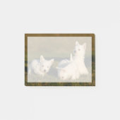 Kutest Baby Animals | Witte Terriers West Highland Post-it® Notes (Voorkant)