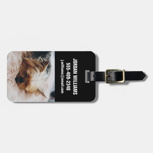 Kutest Baby Animals | Yorkshire Terrier Bagagelabel (Voorkant horizontaal)