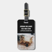 Kutest Baby Animals | Yorkshire Terrier Bagagelabel (Voorkant verticaal)