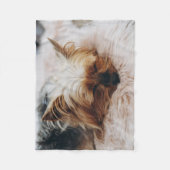 Kutest Baby Animals | Yorkshire Terrier Fleece Deken (Voorkant)