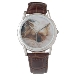 Kutest Baby Animals Yorkshire Terrier Horloge