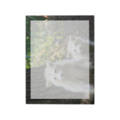 Kutest Baby Animals | Young Blonde Raccoons Notitieblok (Linkerzijde)