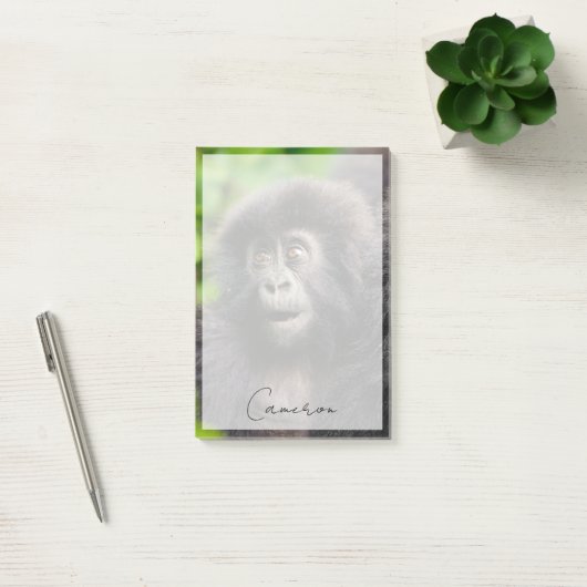 Kutest Baby Animals | Young Mountain Gorilla Post-it® Notes (Kantoor)