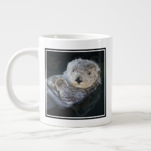 Kutest Baby Animals Zee Otter Floating Grote Koffiekop