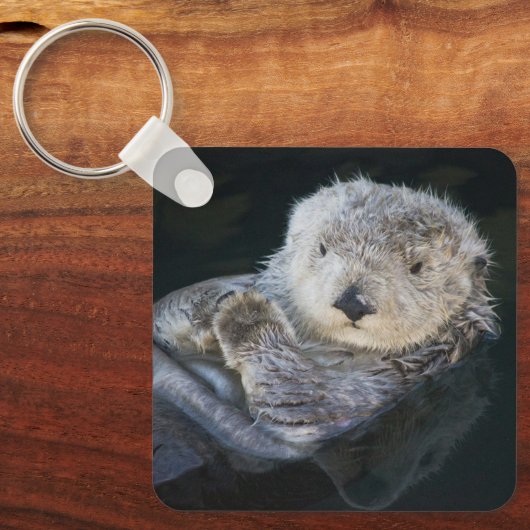 Kutest Baby Animals | Zee Otter Floating Sleutelhanger (Voorkant)