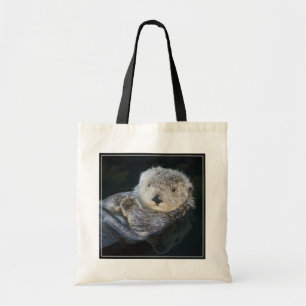 Kutest Baby Animals   Zee Otter Floating Tote Bag