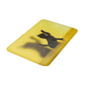 Kutest Baby Animals | Zwart kattenspel Badmat (Gekanteld)