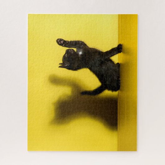Kutest Baby Animals | Zwart kattenspel Legpuzzel (Verticaal)