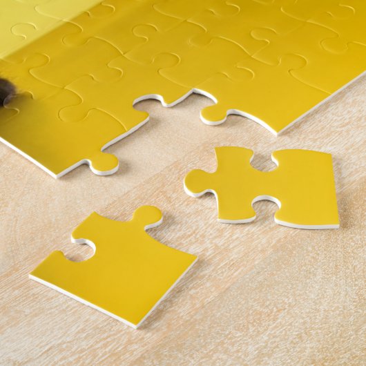 Kutest Baby Animals | Zwart kattenspel Legpuzzel (Zijkant)