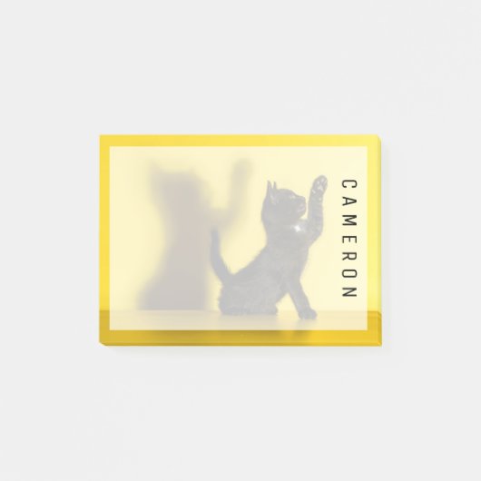 Kutest Baby Animals | Zwart kattenspel Post-it® Notes (Voorkant)